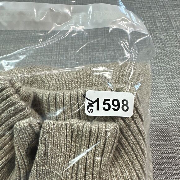 American Eagle Outfitters Sweater Mens XL Tall Athletic Fit Tan 1/4 Zip Button * - Picture 7 of 8